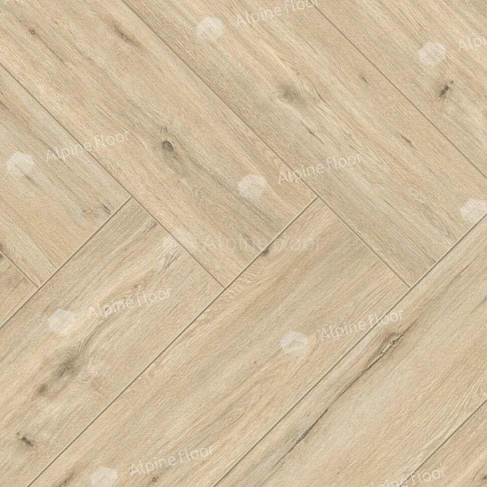 Ламинат Alpine Floor Herringbone LF102-01 Дуб Лион
