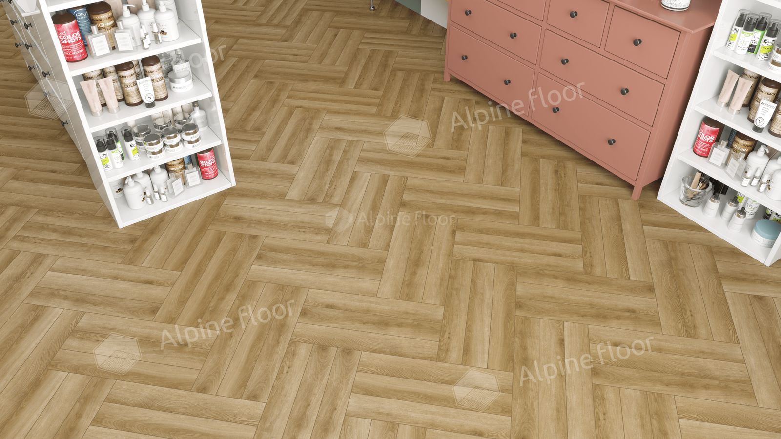 Ламинат Alpine Floor Herringbone LF102-02 Дуб Эльзас