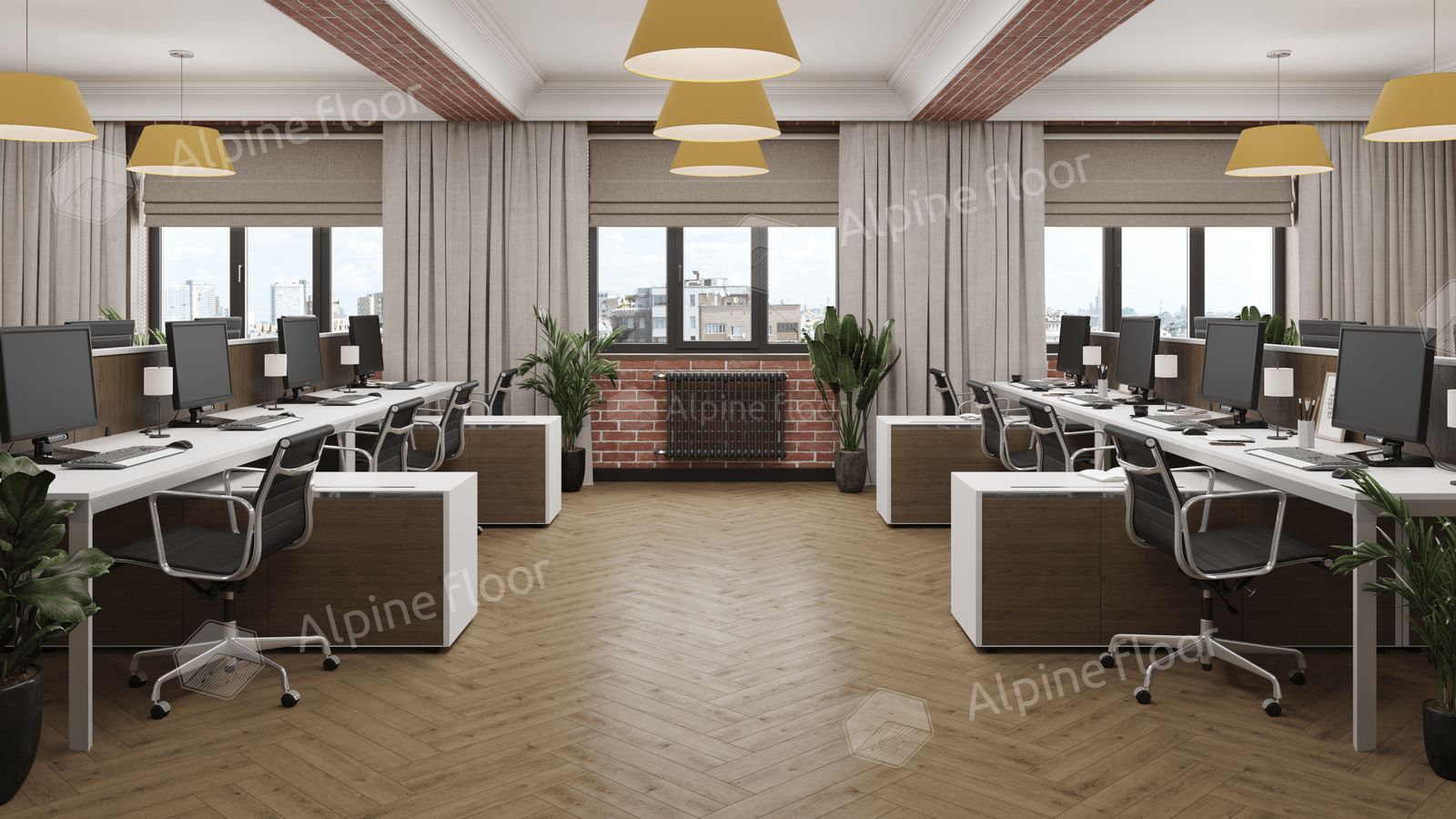 Ламинат Alpine Floor Herringbone LF102-07 Дуб Прованс