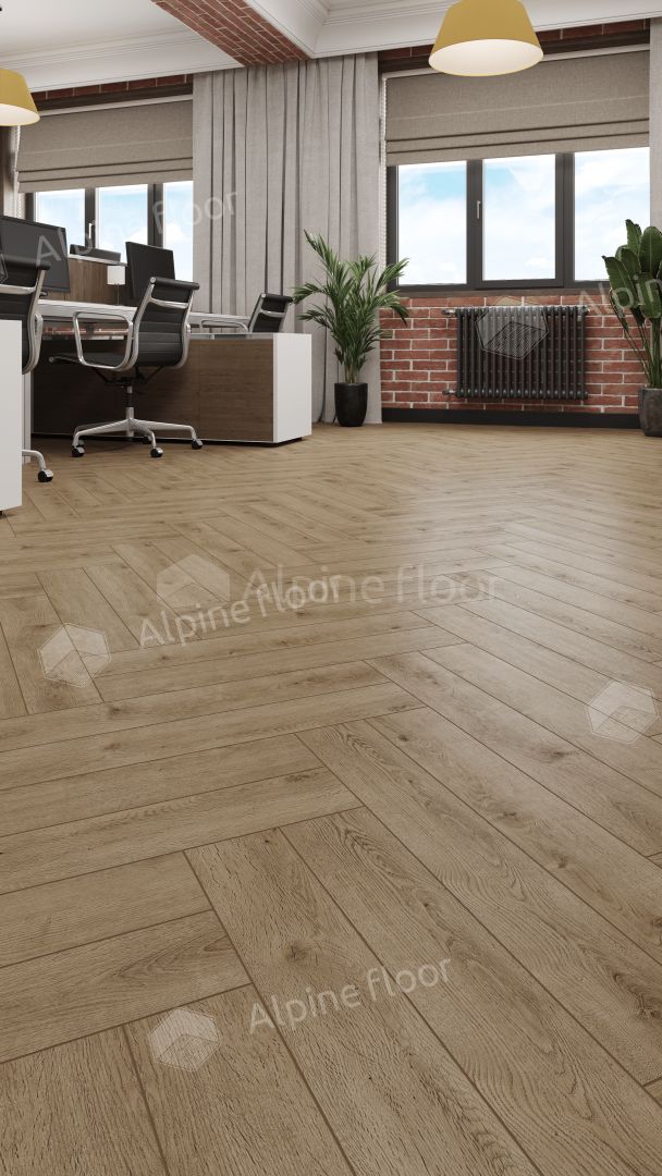 Ламинат Alpine Floor Herringbone LF102-07 Дуб Прованс