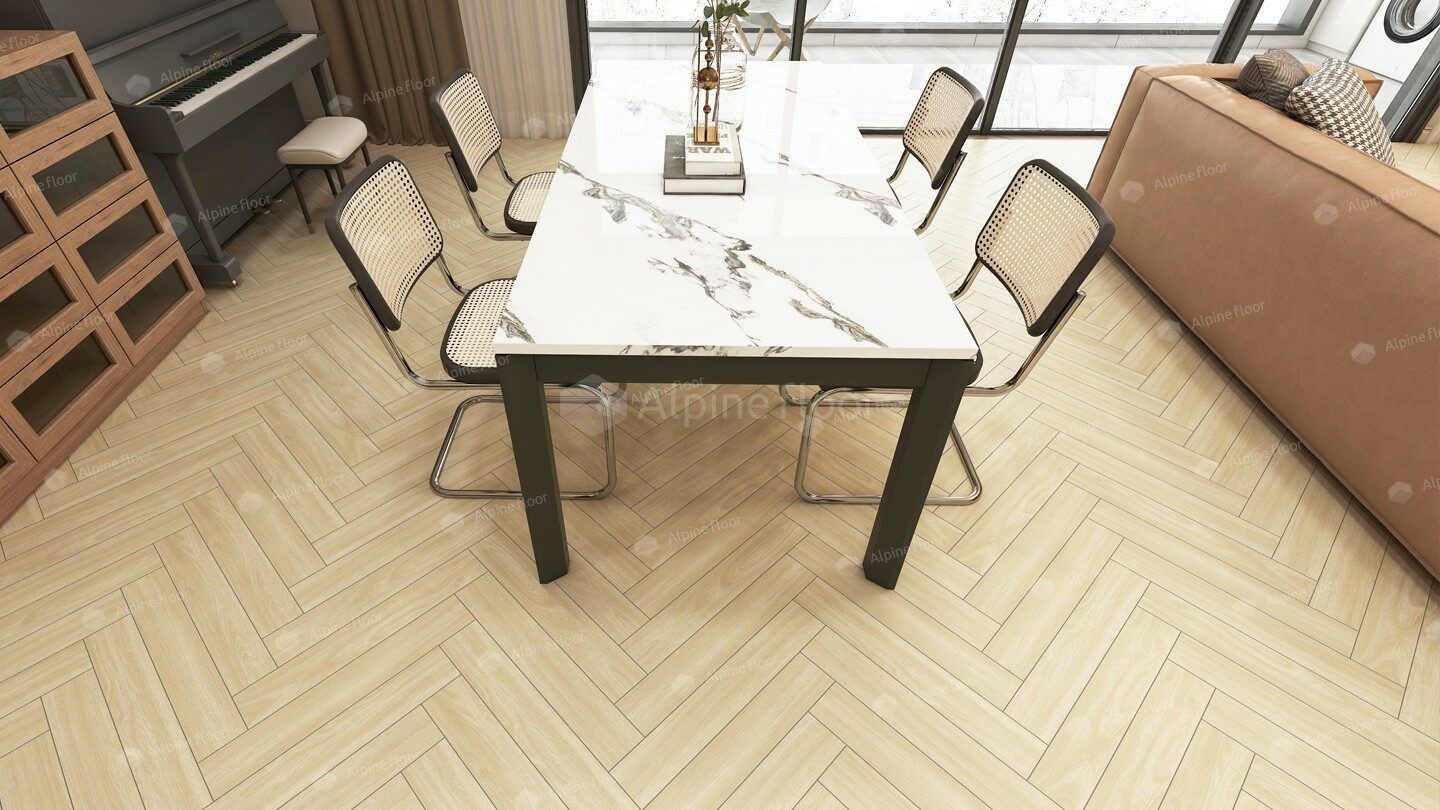 Ламинат Alpine Floor Herringbone LF105-05 Дуб Тоскана