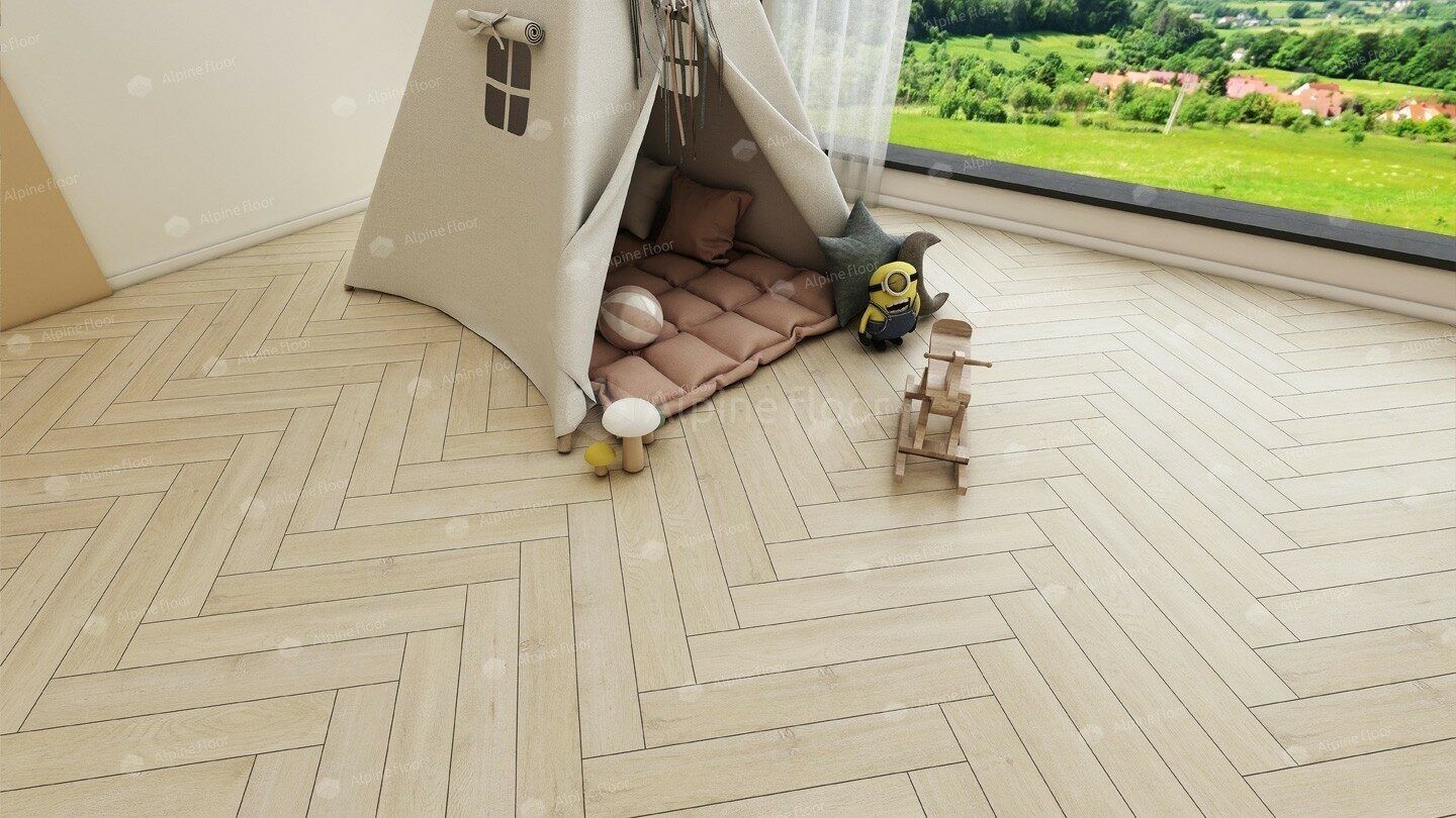 Ламинат Alpine Floor Herringbone Дуб Лацио LF 105-03
