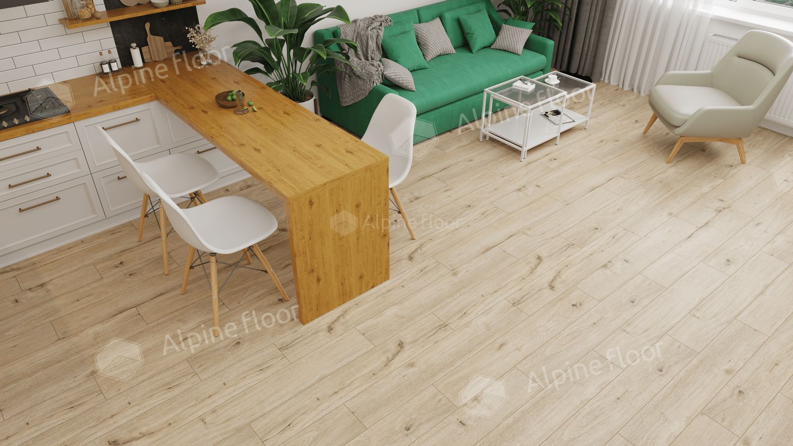 Ламинат Alpine Floor Aura LF100-02 Дуб Салерно