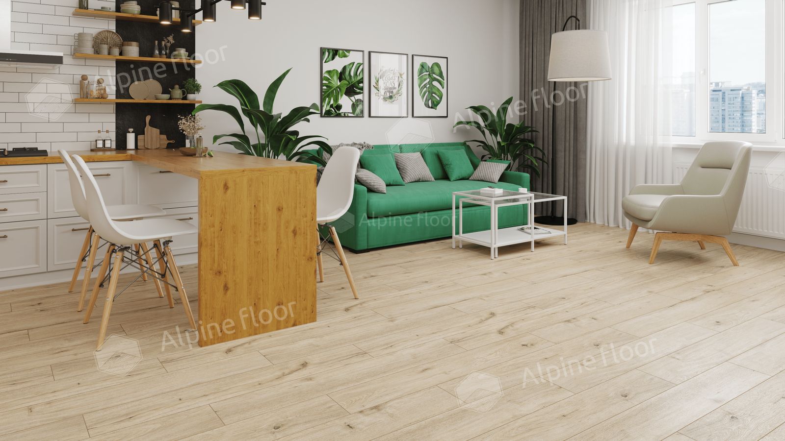 Ламинат Alpine Floor Aura LF100-02 Дуб Салерно
