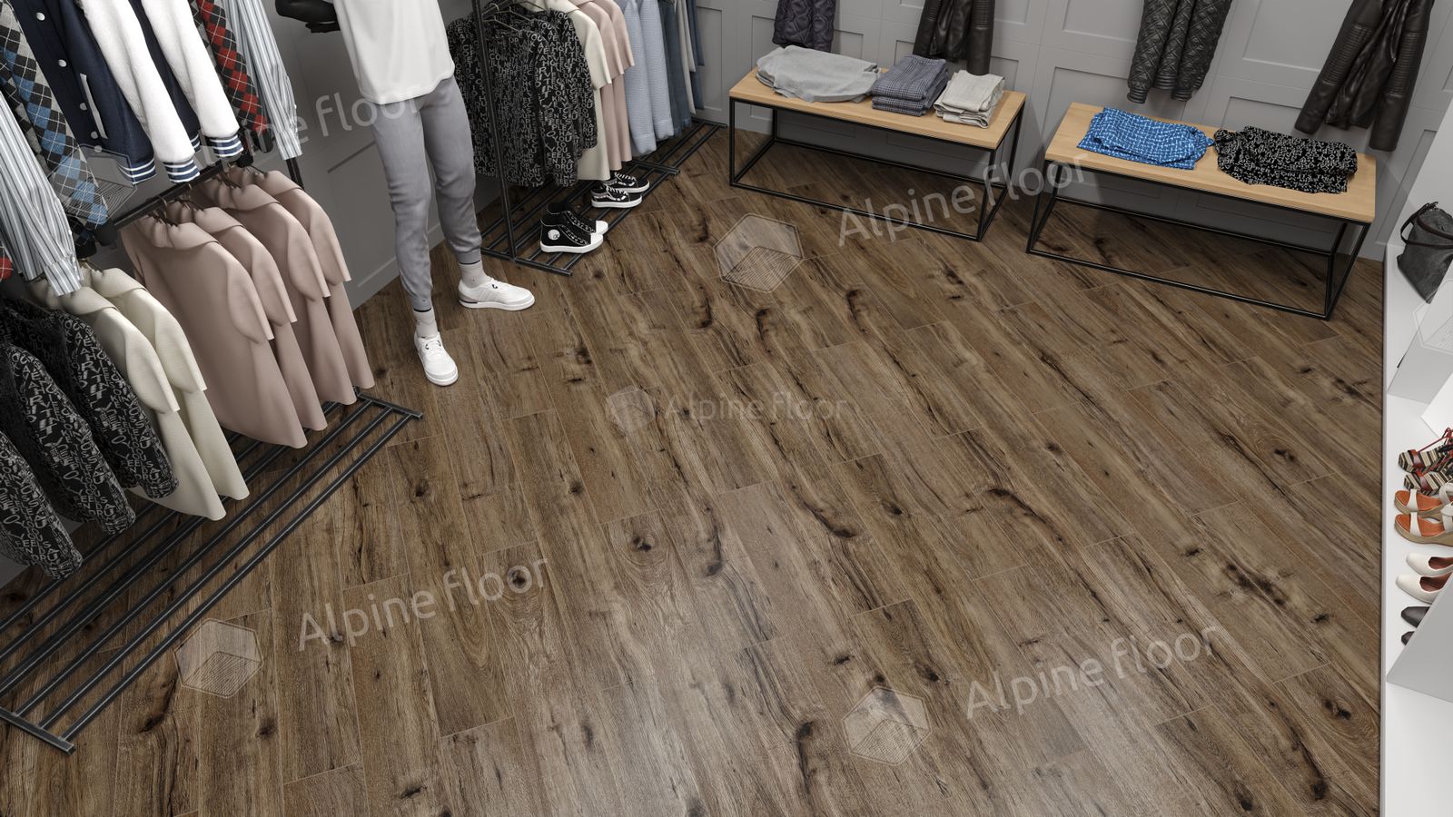 Ламинат Alpine Floor Aura LF100-11 Дуб Турин