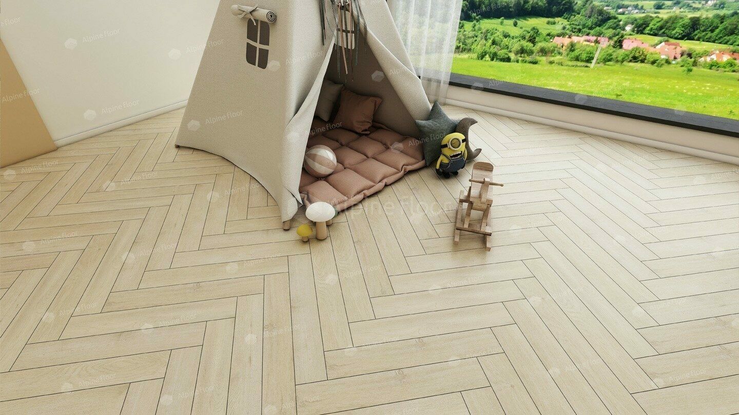 Ламинат Alpine Floor Herringbone LF107-03 Дуб Лацио